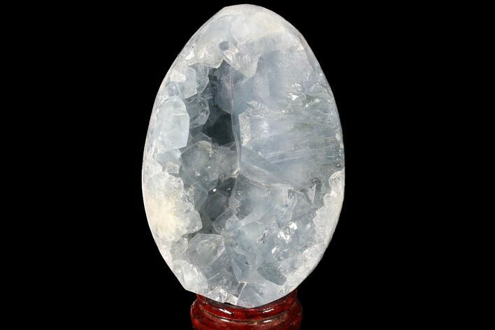 Crystal Filled Celestine (Celestite) Egg Geode - Large Crystals! #88318